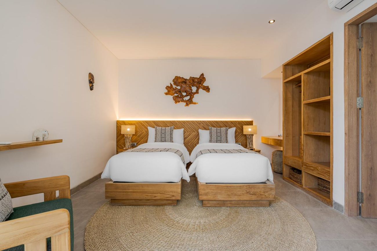 Twin garden suite